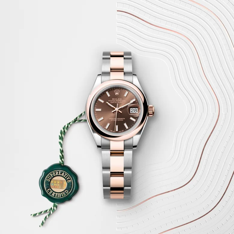 Rolex Lady-Datejust in Everose Rolesor - combination of Oystersteel and Everose gold, M279161-0018 - Rolex Boutique San Jose Rolex Lady-Datejust in Everose Rolesor - combination of Oystersteel and Everose gold, M279161-0018 - Rolex Boutique San Jose