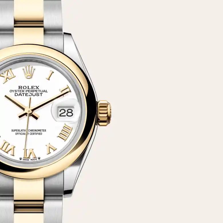 Rolex Lady-Datejust in Yellow Rolesor - combination of Oystersteel and yellow gold, M279163-0024 - Heller Jewelers