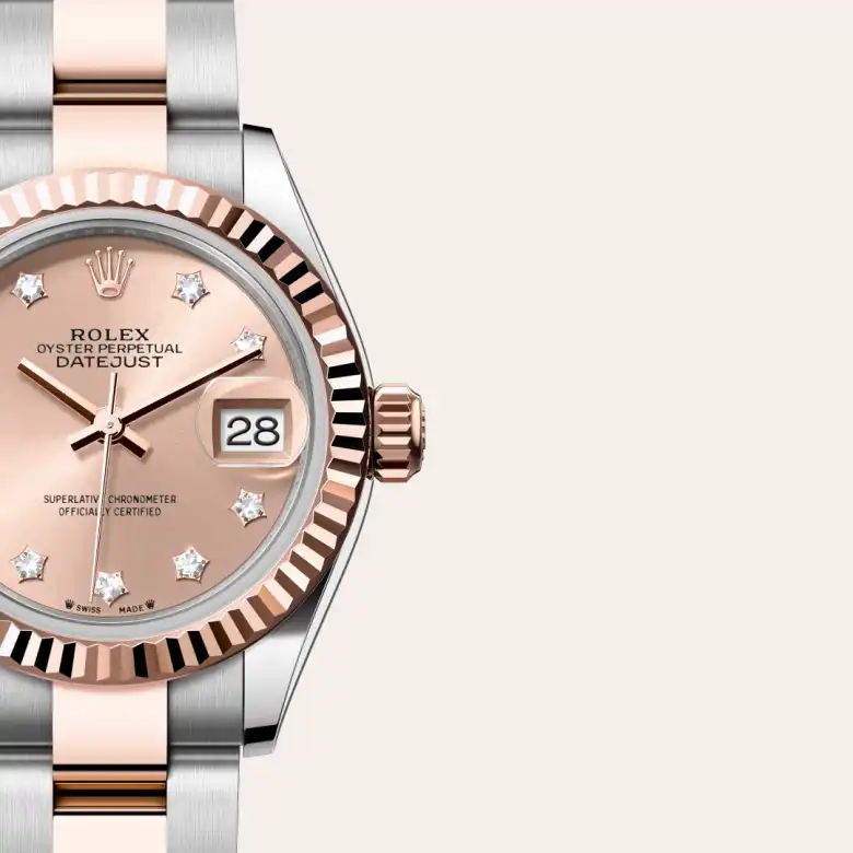 Rolex Lady-Datejust in Everose Rolesor - combination of Oystersteel and Everose gold, M279171-0028 - Chrono Jewelry