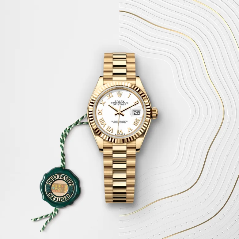 Rolex Lady-Datejust in 18 ct yellow gold, M279178-0029 - Rolex Boutique San Jose