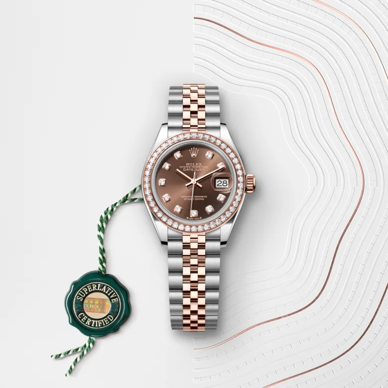 Rolex Lady-Datejust in Everose Rolesor - combination of Oystersteel and Everose gold, M279381RBR-0011 - Rolex Boutique San Jose