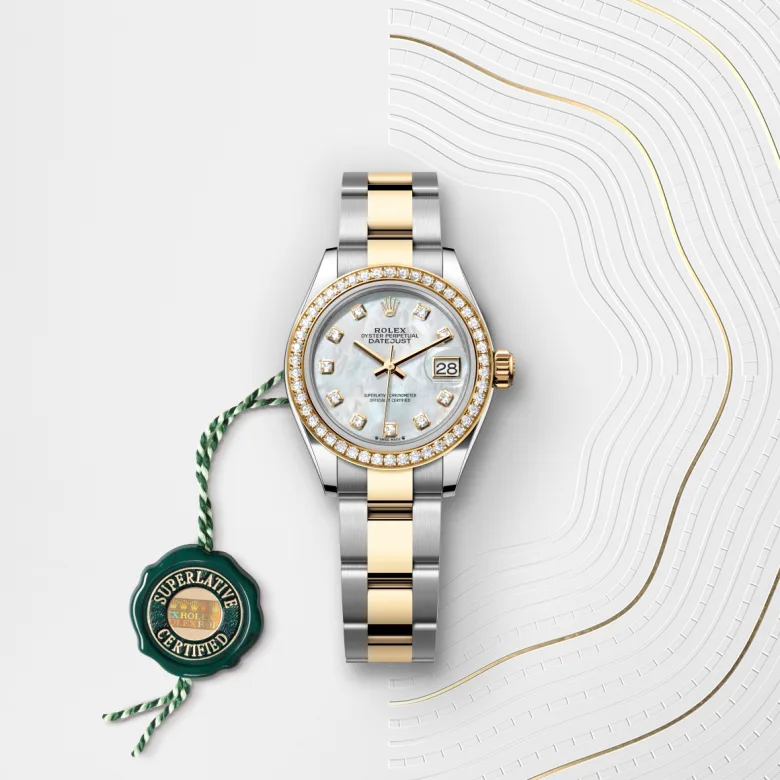 Rolex Lady-Datejust in Yellow Rolesor - combination of Oystersteel and yellow gold, M279383RBR-0020 - Rolex Boutique San Jose