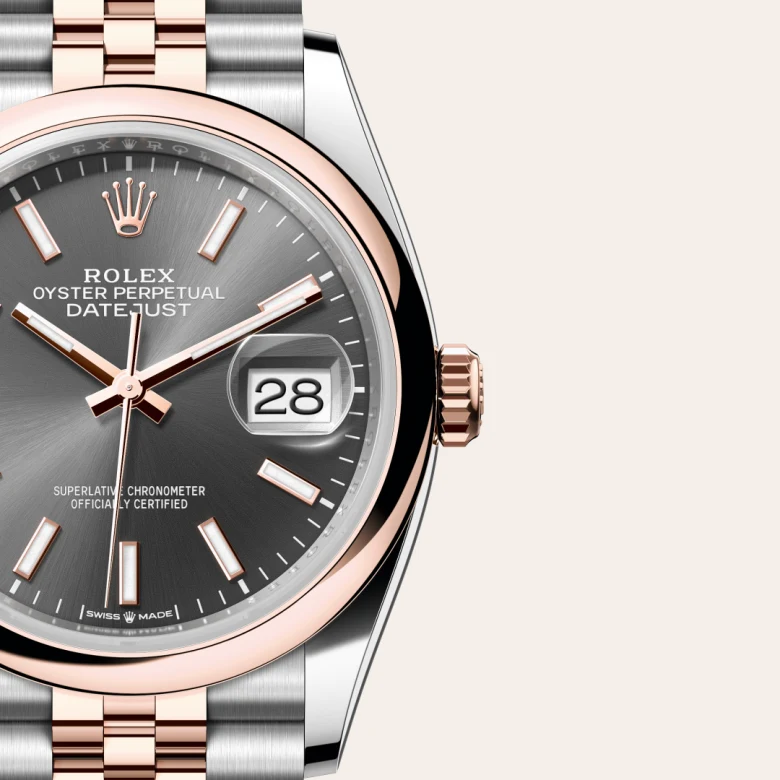 Rolex Datejust in Everose Rolesor - combination of Oystersteel and Everose gold, M126201-0013 - Build