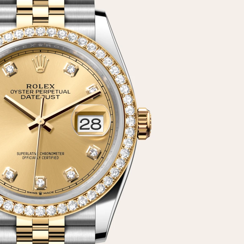 Rolex Datejust in Yellow Rolesor - combination of Oystersteel and yellow gold, M126283RBR-0003 - GemOro