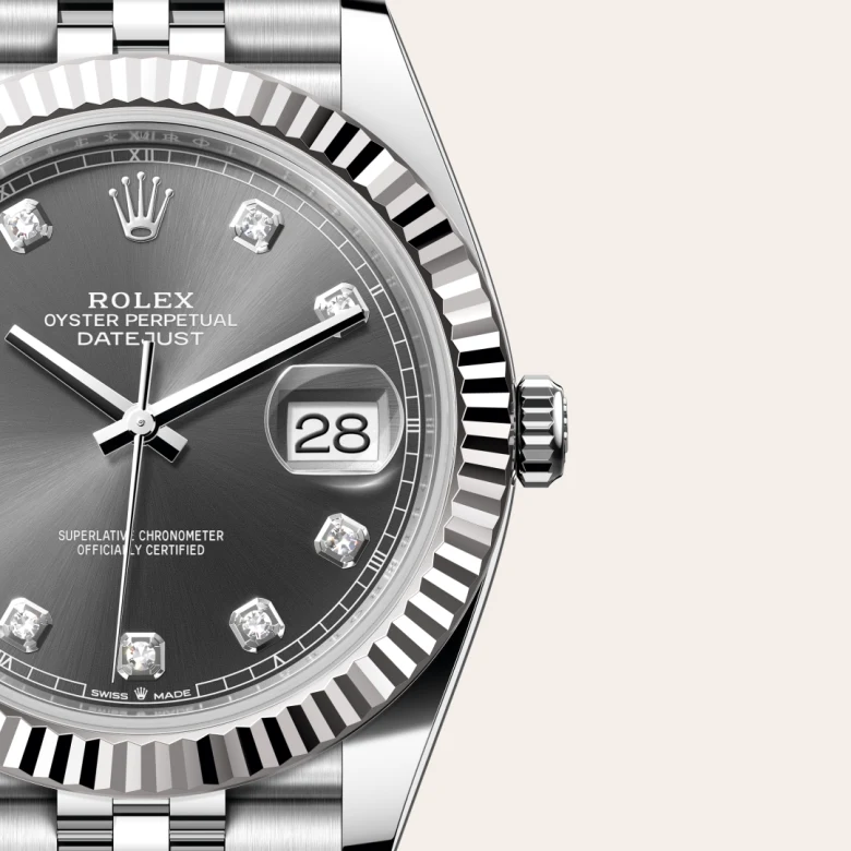 Rolex Datejust in White Rolesor - combination of Oystersteel and white gold, M126334-0006 - Build