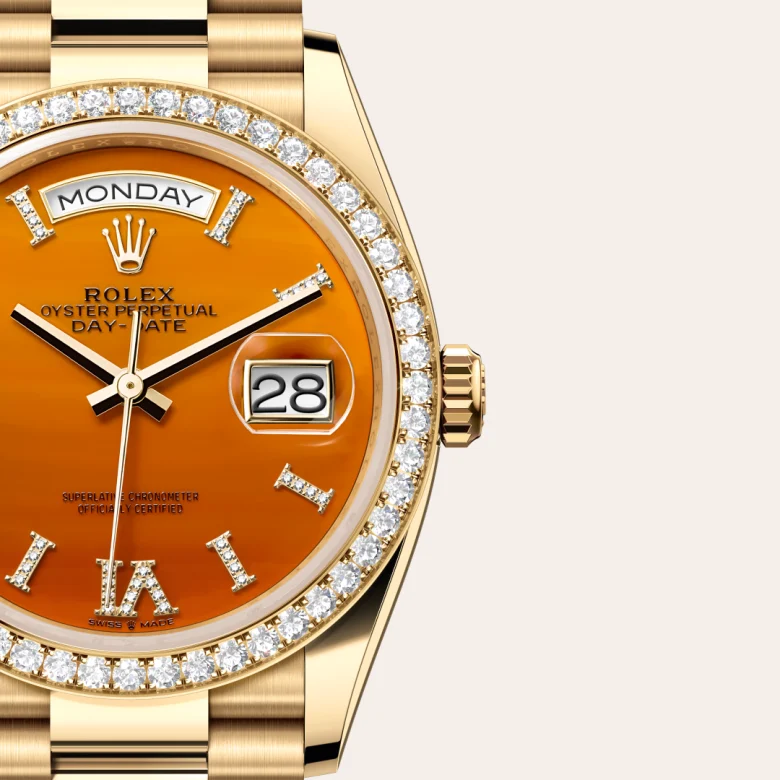 Rolex Day-Date in 18 ct yellow gold, M128348RBR-0049 - Build