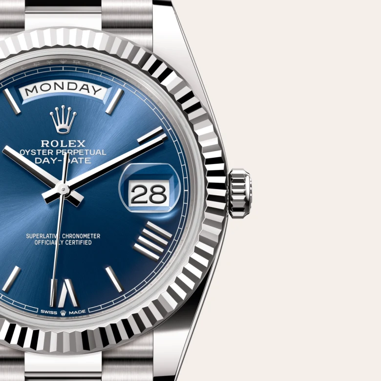 Rolex Day-Date in 18 ct white gold, M228239-0007 - Humbertown Jewellers
