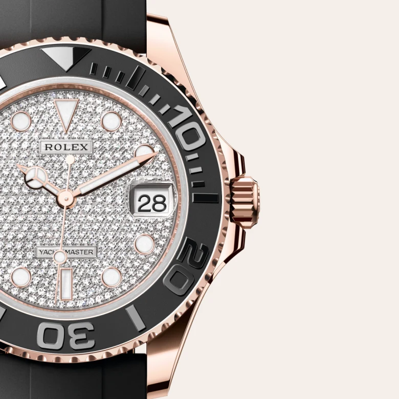 Rolex Yacht-Master in 18 ct Everose gold, M268655-0019 - Wilson & Son Jewelers