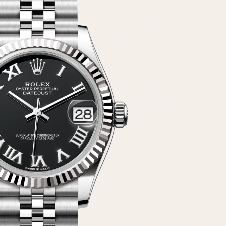 Rolex Datejust in White Rolesor - combination of Oystersteel and white gold, M278274-0002 - GemOro