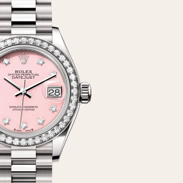 Rolex Lady-Datejust in 18 ct white gold, M279139RBR-0002 - Wilson & Son Jewelers