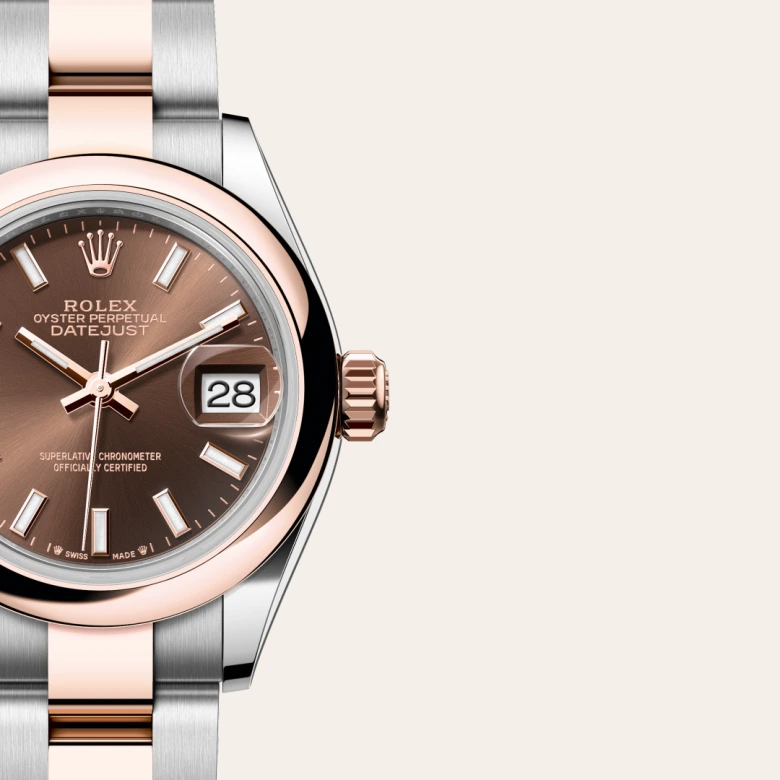 Rolex Lady-Datejust in Everose Rolesor - combination of Oystersteel and Everose gold, M279161-0018 - Rolex Boutique San Jose Rolex Lady-Datejust in Everose Rolesor - combination of Oystersteel and Everose gold, M279161-0018 - Rolex Boutique San Jose