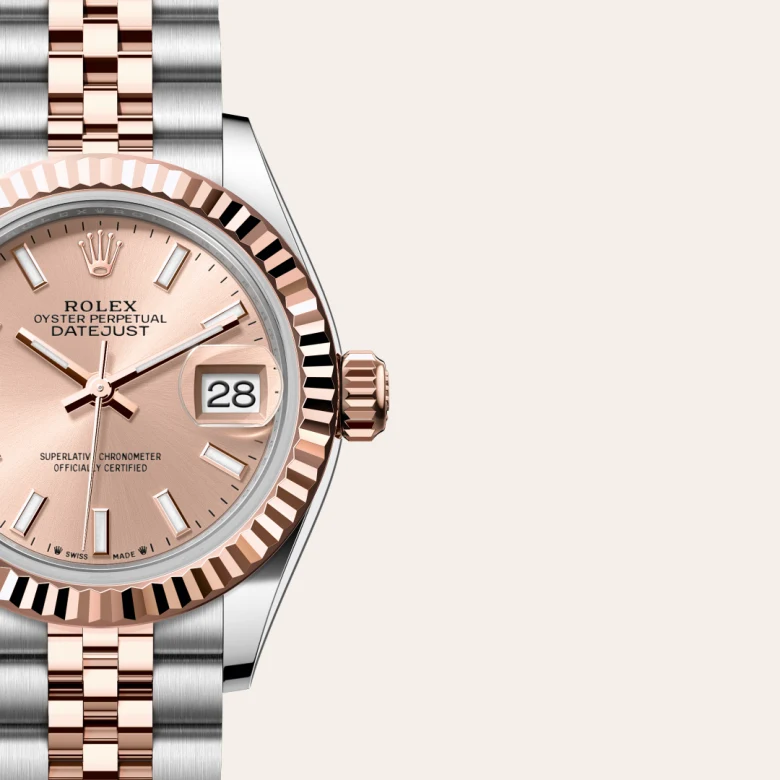 Rolex Lady-Datejust in Everose Rolesor - combination of Oystersteel and Everose gold, M279171-0023 - Rolex Boutique San Jose