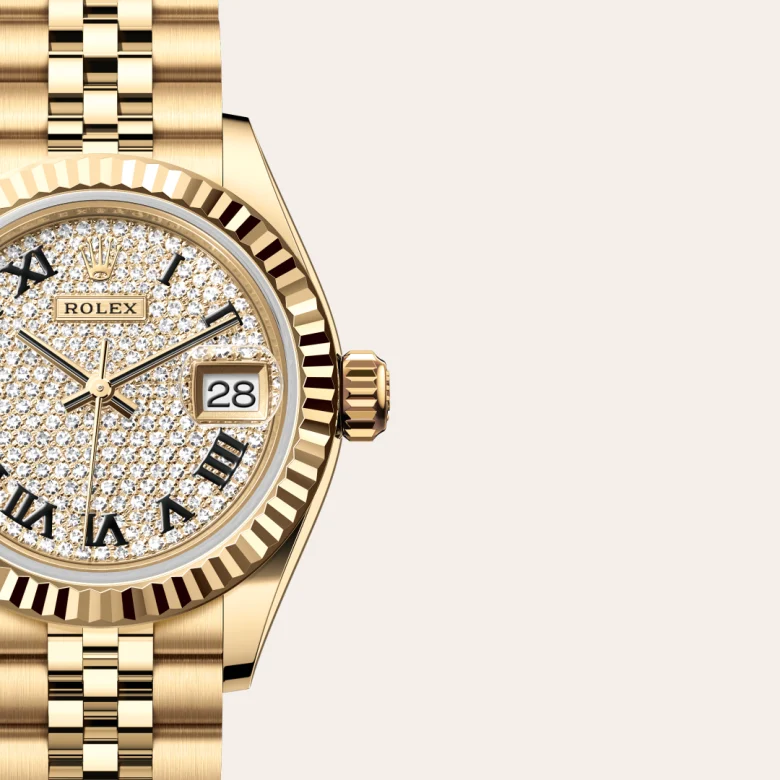 Rolex Lady-Datejust in 18 ct yellow gold, M279178-0032 - Rolex Boutique San Jose