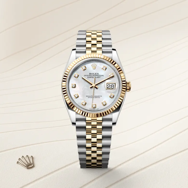 Rolex Datejust in Yellow Rolesor - combination of Oystersteel and yellow gold, M126233-0023 - GemOro