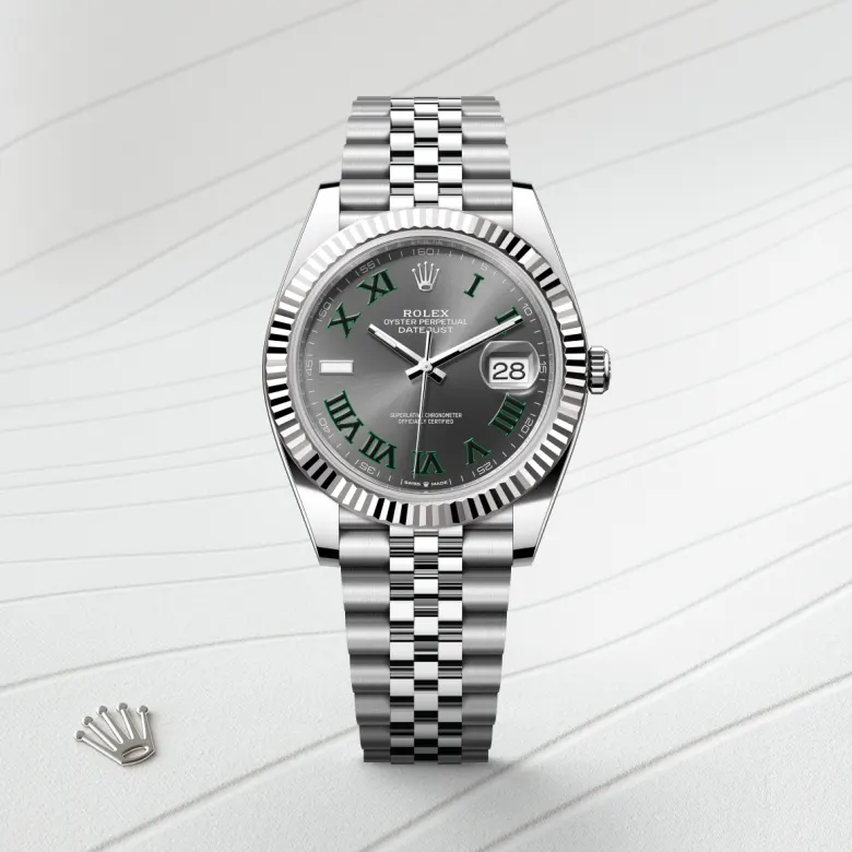 Rolex Datejust in White Rolesor - combination of Oystersteel and white gold, M126334-0022 - GemOro Rolex Datejust in White Rolesor - combination of Oystersteel and white gold, M126334-0022 - GemOro