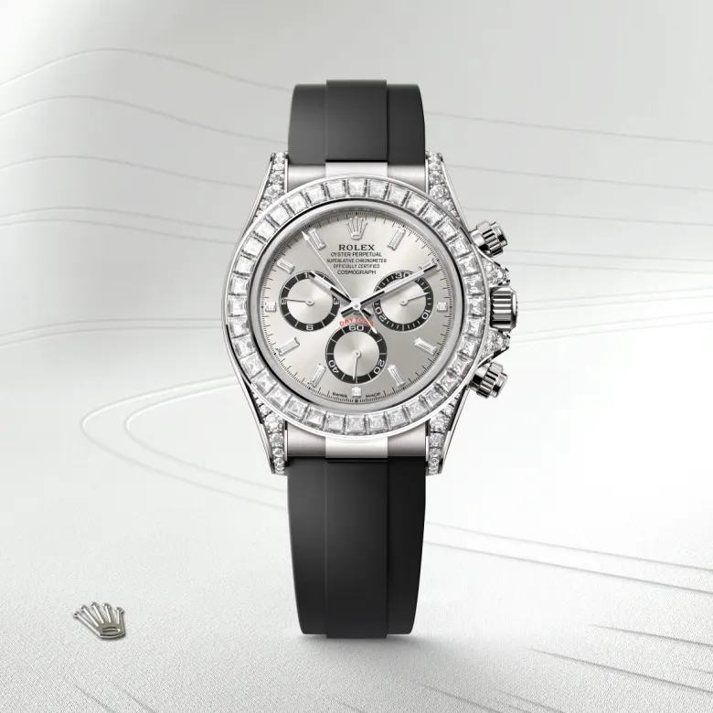 Rolex Cosmograph Daytona in 18 ct white gold with lugs set with diamonds, M126539TBR-0002 - Build