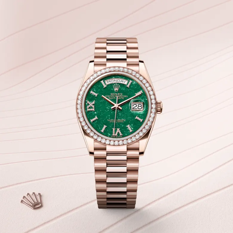 Rolex Day-Date in 18 ct Everose gold, M128345RBR-0068 - Build