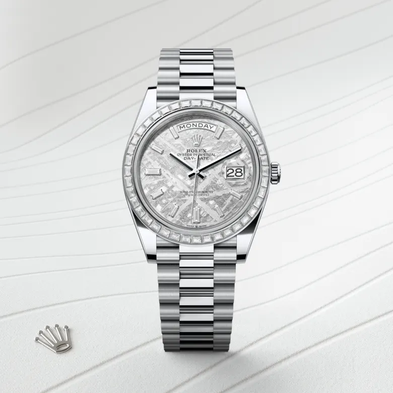 Rolex Day-Date in Platinum, M228396TBR-0027 - Rolex Boutique San Jose