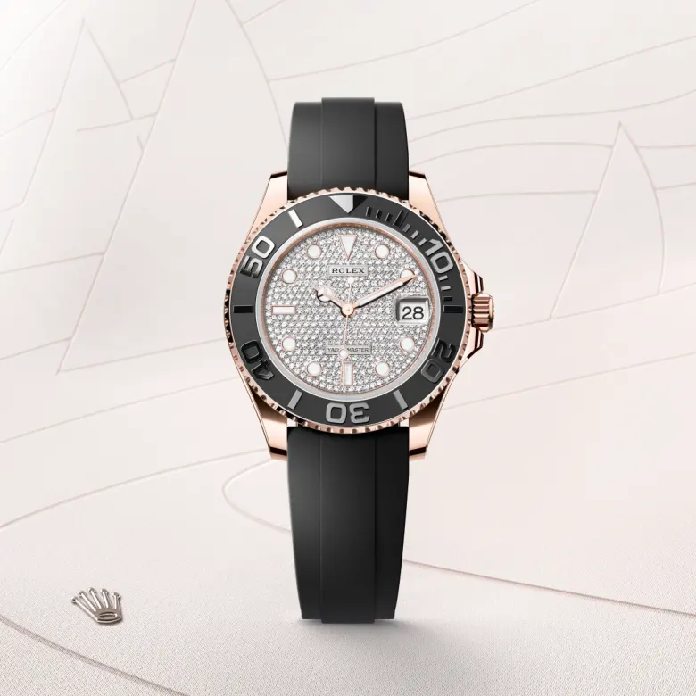 Rolex Yacht-Master in 18 ct Everose gold, M268655-0019 - Wilson & Son Jewelers