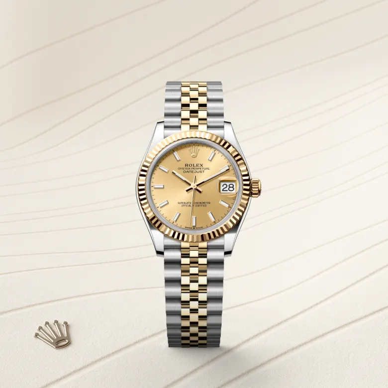 Rolex Datejust in Yellow Rolesor - combination of Oystersteel and yellow gold, M278273-0014 - Rolex Boutique San Jose