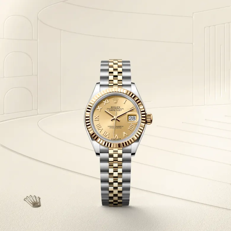 Rolex Lady-Datejust in Yellow Rolesor - combination of Oystersteel and yellow gold, M279173-0009 - Rolex Boutique San Jose