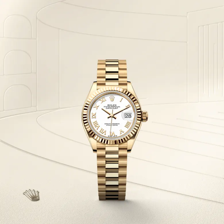 Rolex Lady-Datejust in 18 ct yellow gold, M279178-0029 - Rolex Boutique San Jose
