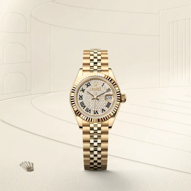 Rolex Lady-Datejust in 18 ct yellow gold, M279178-0032 - Rolex Boutique San Jose