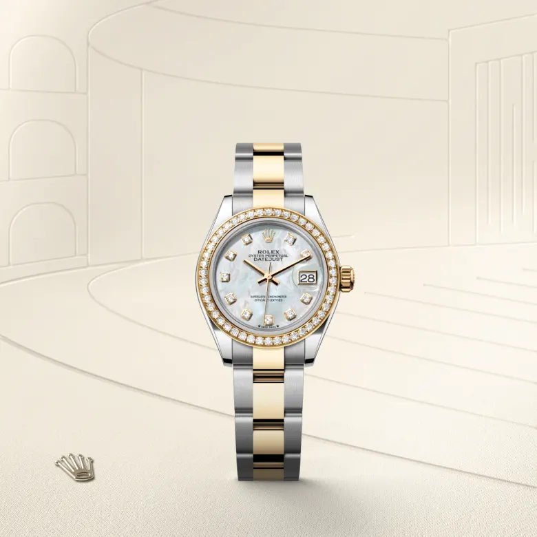 Rolex Lady-Datejust in Yellow Rolesor - combination of Oystersteel and yellow gold, M279383RBR-0020 - Rolex Boutique San Jose