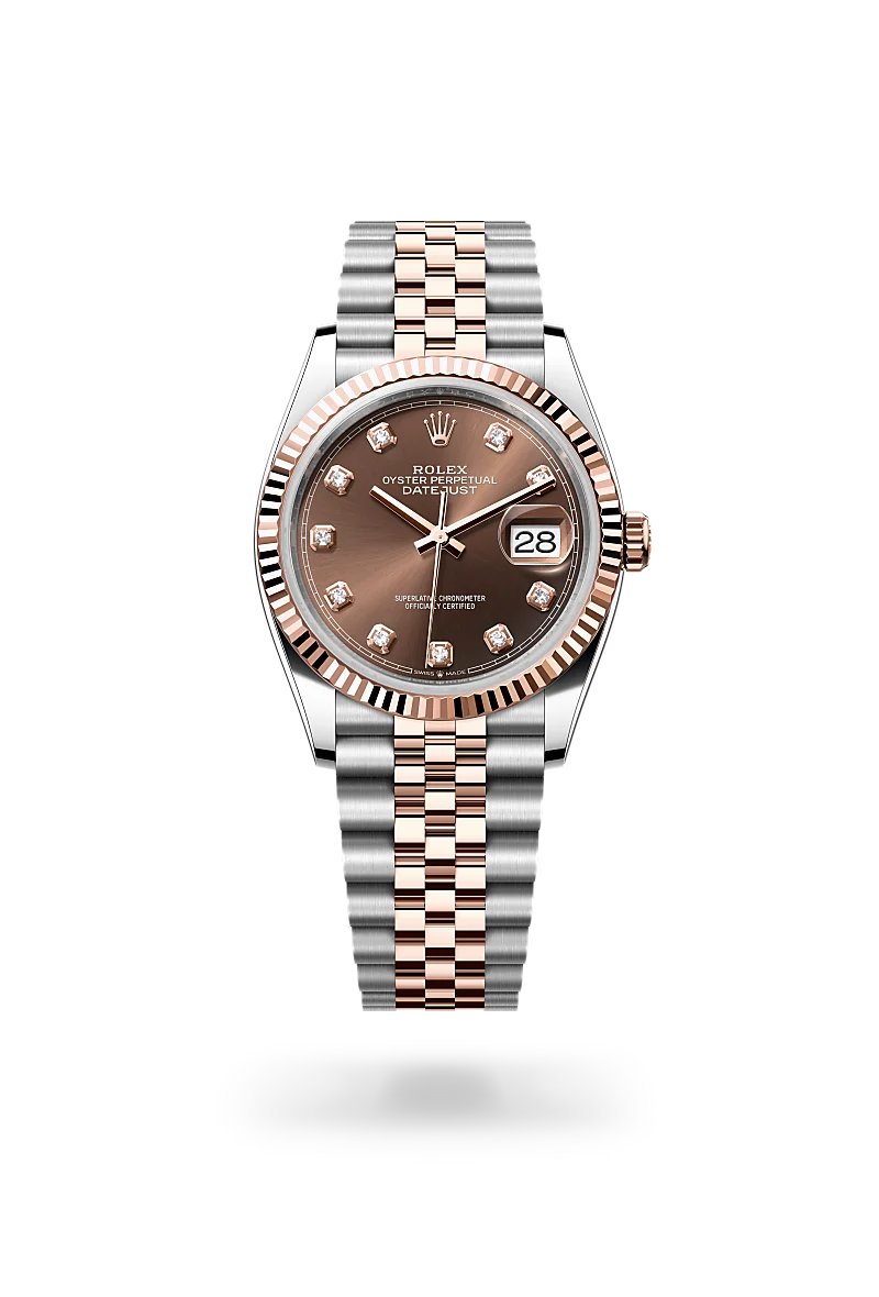 Rolex Datejust in Everose Rolesor - combination of Oystersteel and Everose gold, M126231-0053 - GemOro