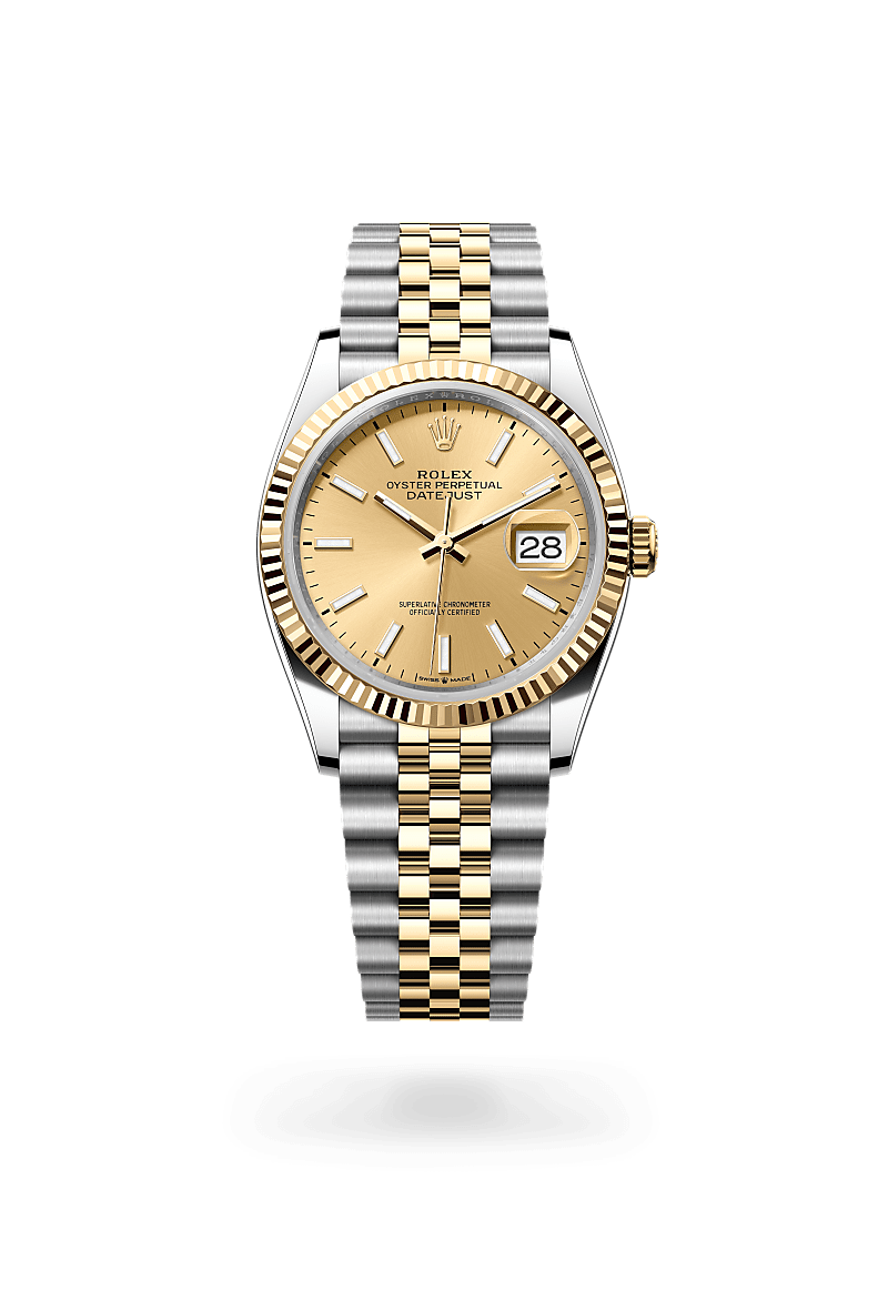 Rolex Datejust in Yellow Rolesor - combination of Oystersteel and yellow gold, M126233-0015 - GemOro