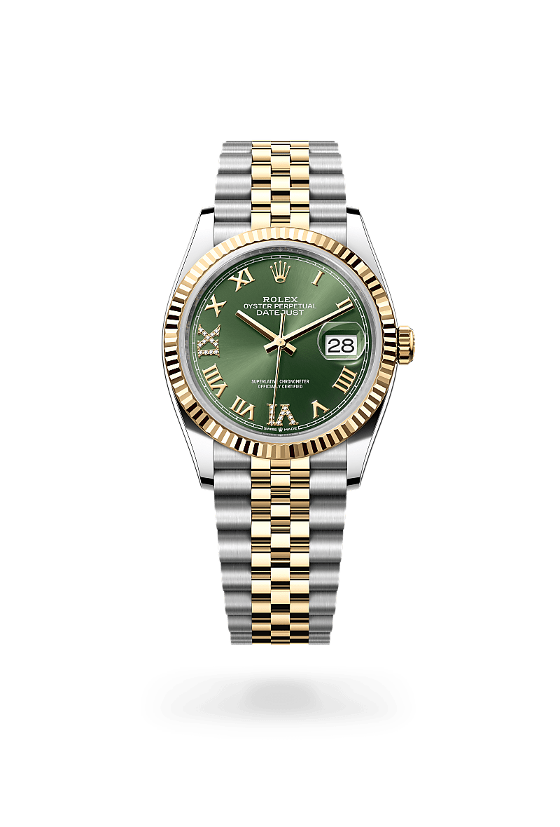 Rolex Datejust in Yellow Rolesor - combination of Oystersteel and yellow gold, M126233-0025 - Rolex Boutique San Jose