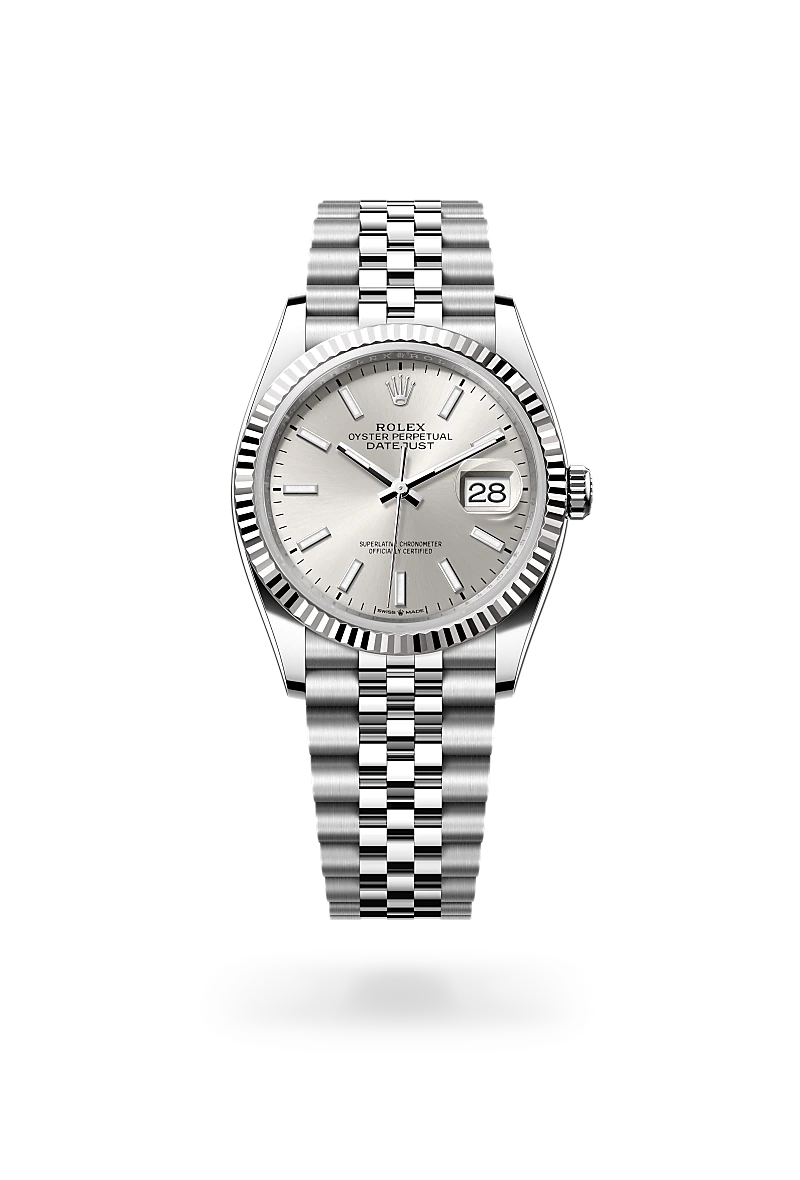 Rolex Datejust in White Rolesor - combination of Oystersteel and white gold, M126234-0013 - La Différence Time Centre