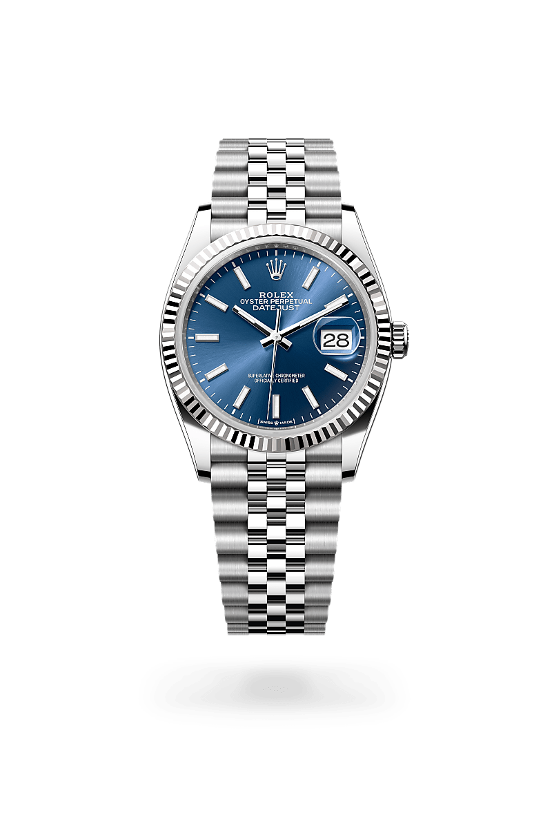 Rolex Datejust in White Rolesor - combination of Oystersteel and white gold, M126234-0017 - La Différence Time Centre