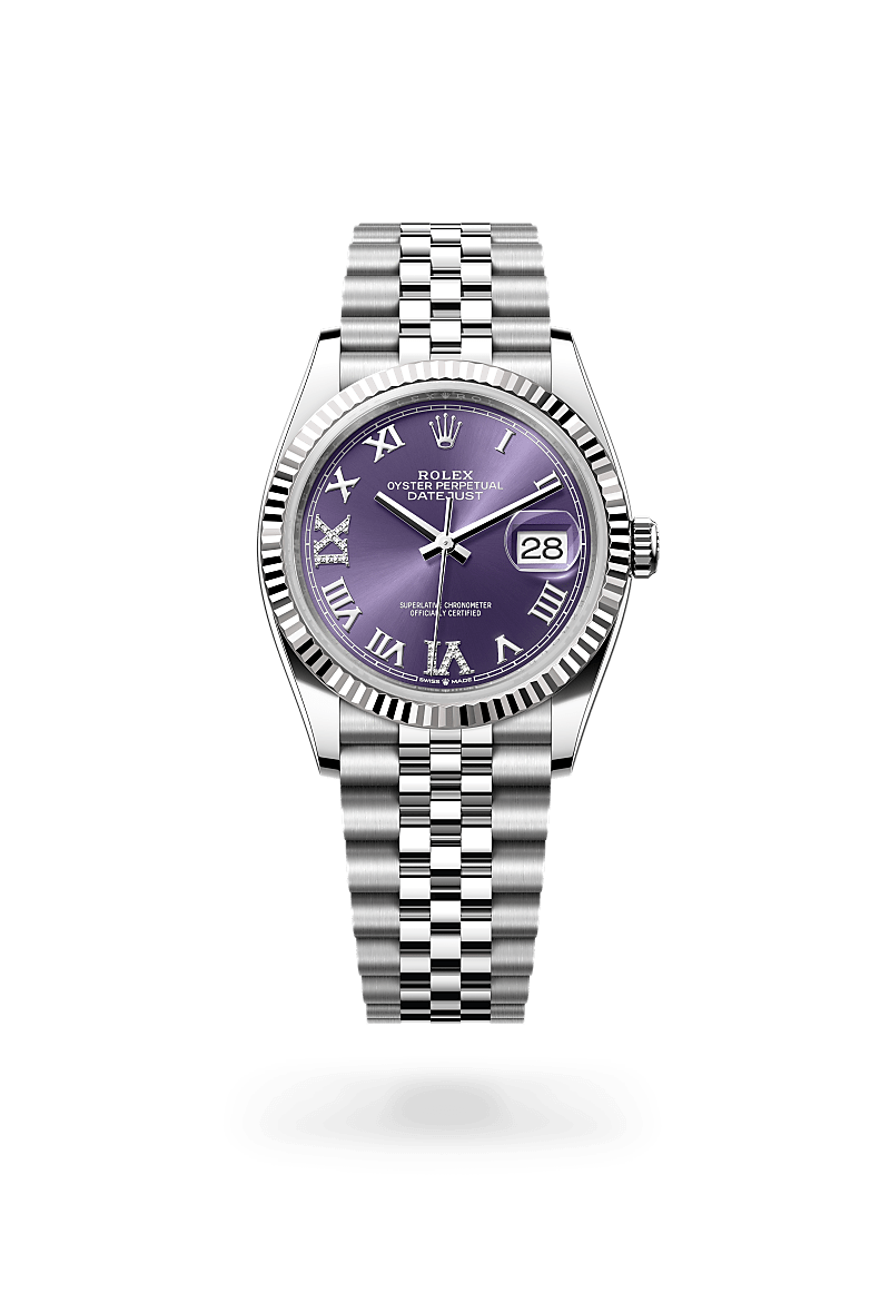 Rolex Datejust in White Rolesor - combination of Oystersteel and white gold, M126234-0021 - La Différence Time Centre