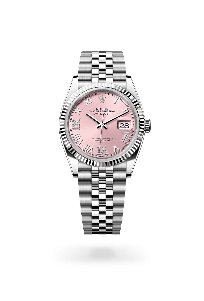 Rolex Datejust in White Rolesor - combination of Oystersteel and white gold, M126234-0031 - La Différence Time Centre