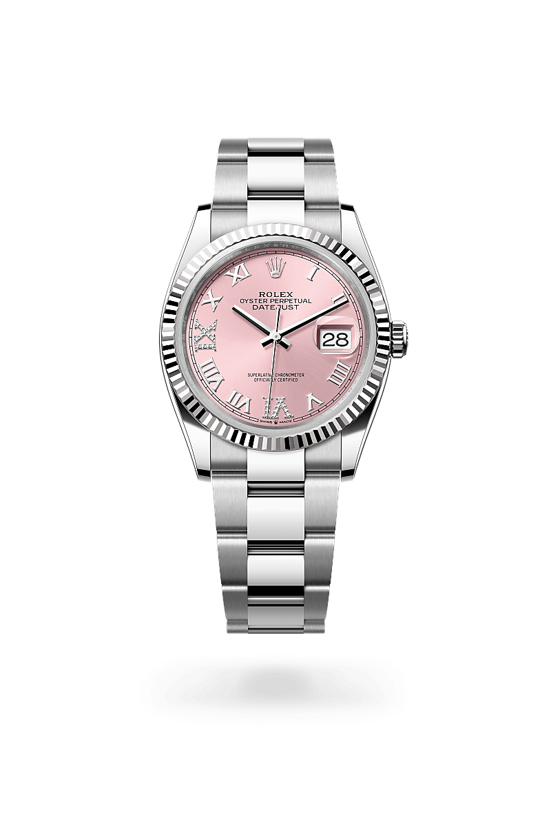 Rolex Datejust in White Rolesor - combination of Oystersteel and white gold, M126234-0032 - La Différence Time Centre
