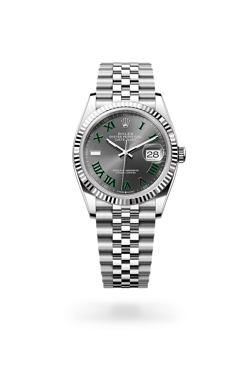 Rolex Datejust in White Rolesor - combination of Oystersteel and white gold, M126234-0045 - La Différence Time Centre