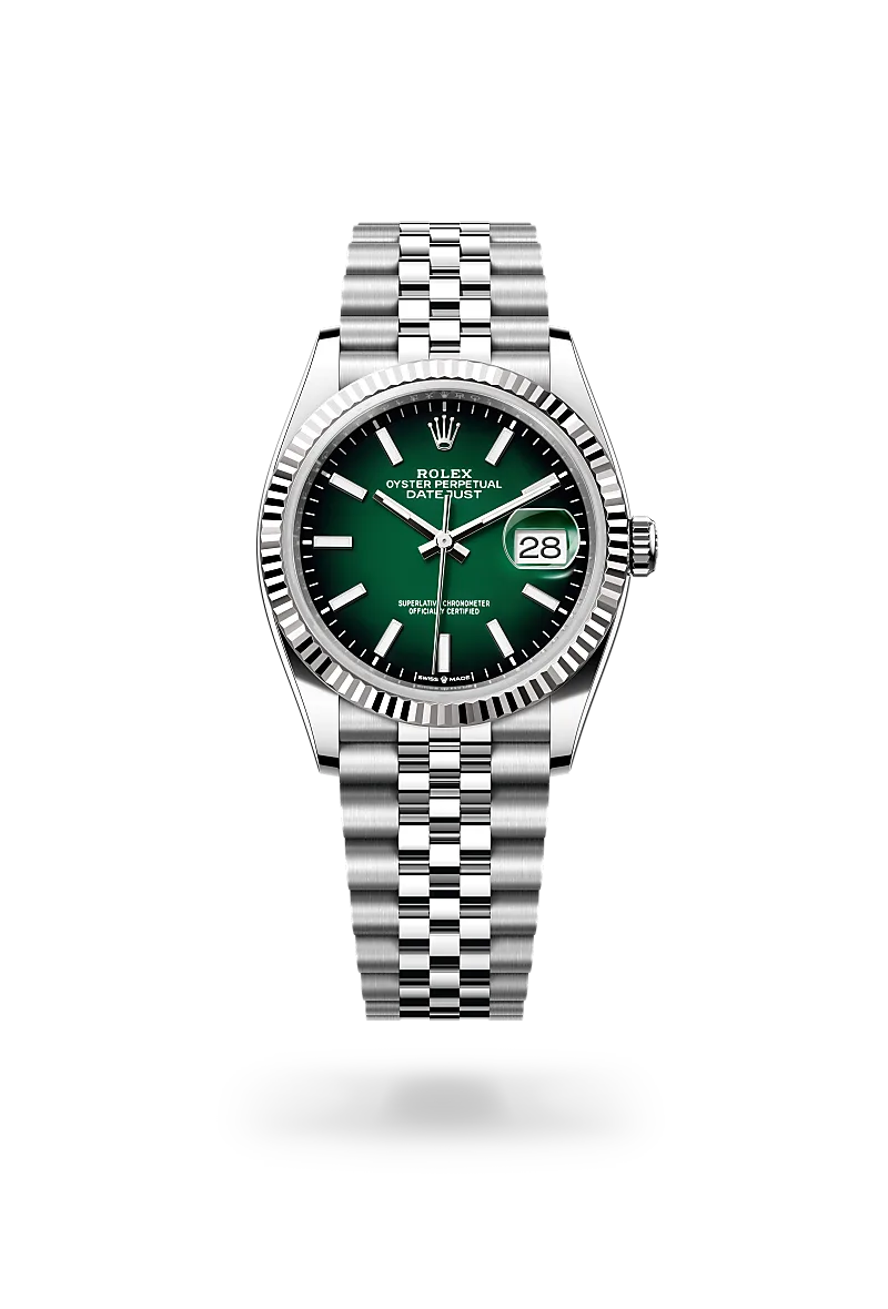 Rolex Datejust in White Rolesor - combination of Oystersteel and white gold, M126234-0059 - Joseph-Anthony