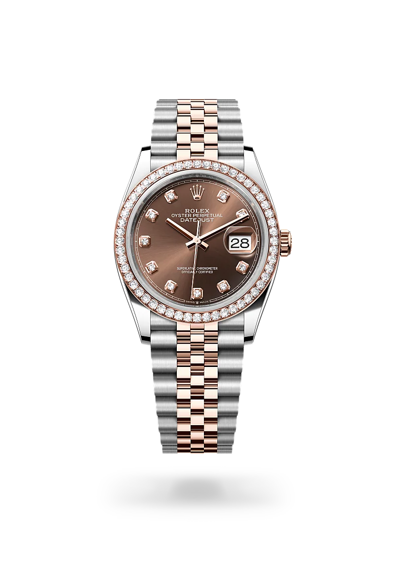 Rolex Datejust in Everose Rolesor - combination of Oystersteel and Everose gold, M126281RBR-0041 - Joseph-Anthony