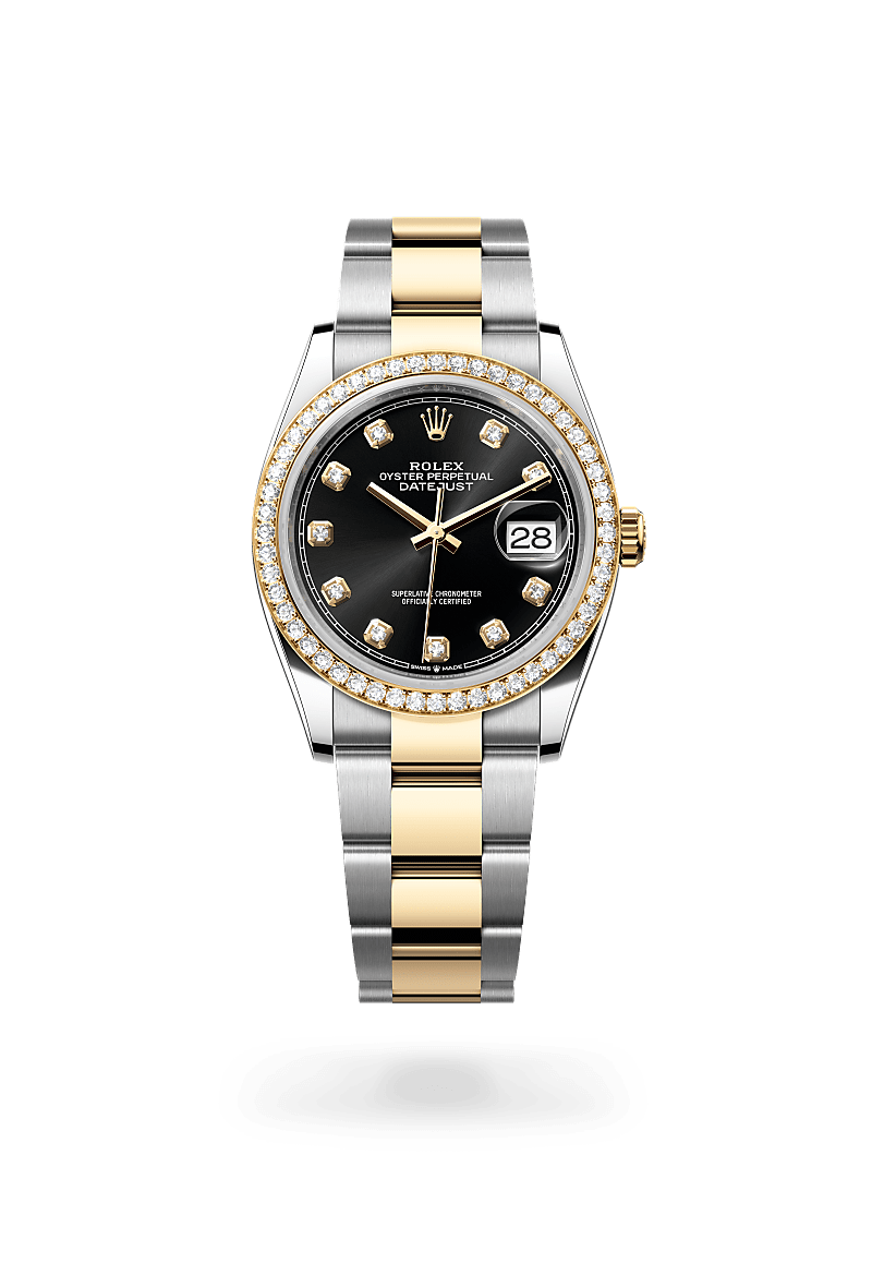 Rolex Datejust in Yellow Rolesor - combination of Oystersteel and yellow gold, M126283RBR-0008 - Rolex Boutique San Jose