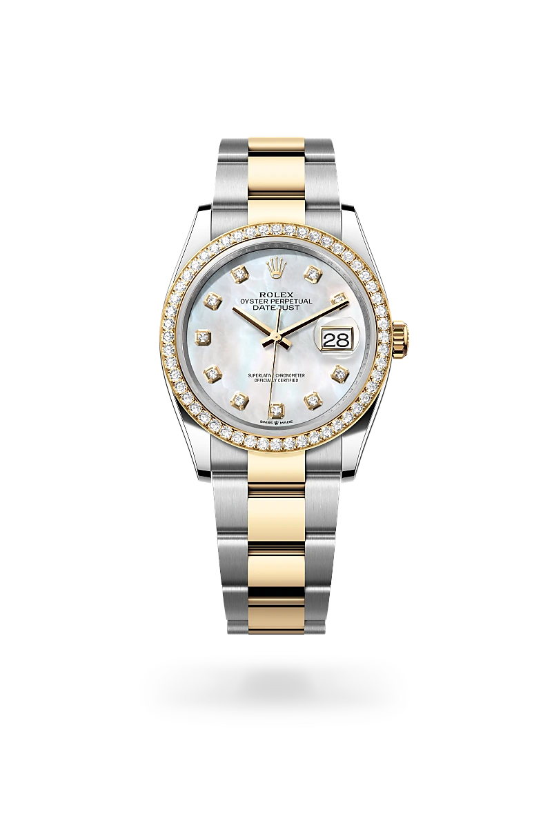 Rolex Datejust in Yellow Rolesor - combination of Oystersteel and yellow gold, M126283RBR-0010 - Heller Jewelers