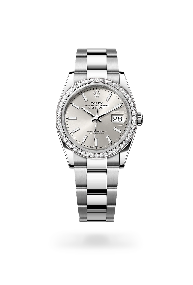 Rolex Datejust in White Rolesor - combination of Oystersteel and white gold, M126284RBR-0006 - Humbertown Jewellers