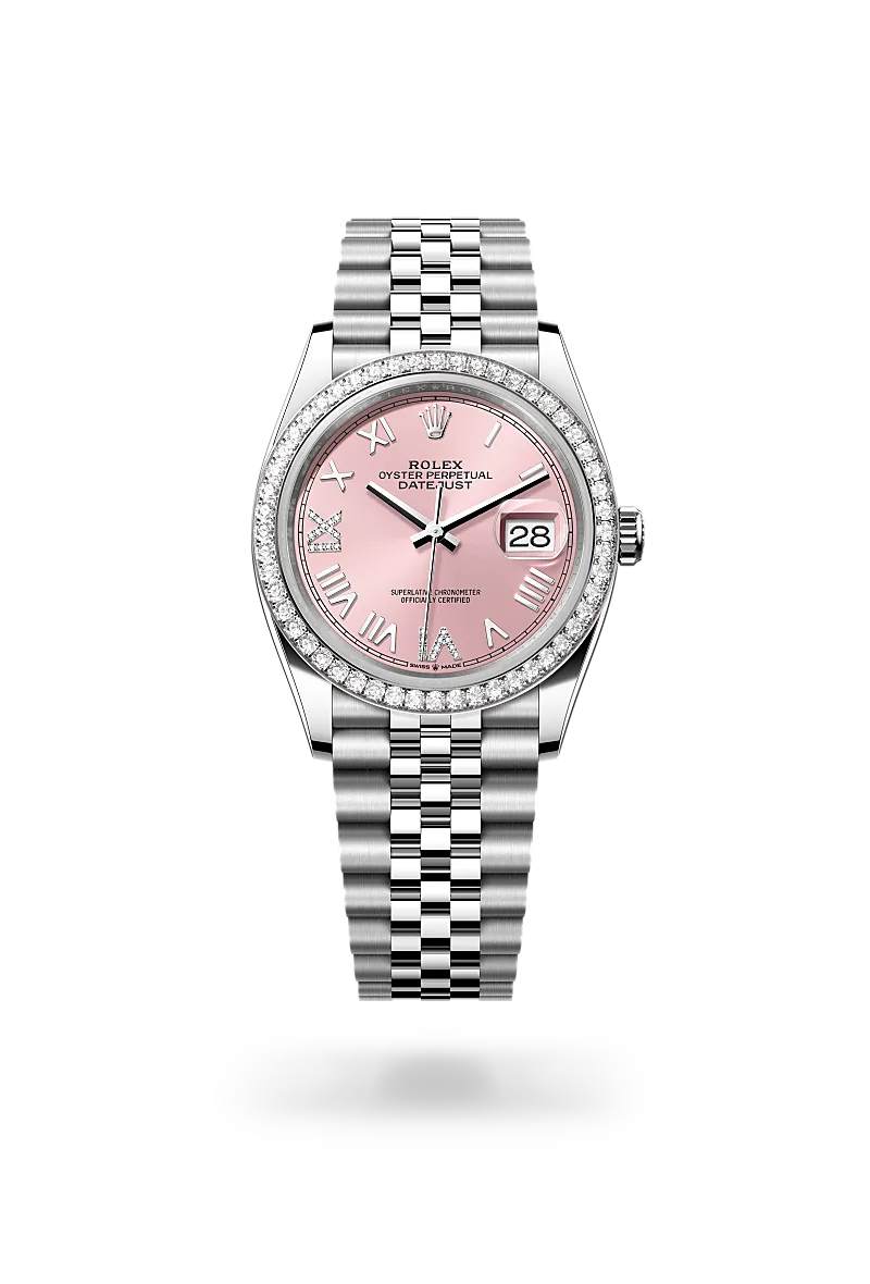 Rolex Datejust in White Rolesor - combination of Oystersteel and white gold, M126284RBR-0057 - Joseph-Anthony