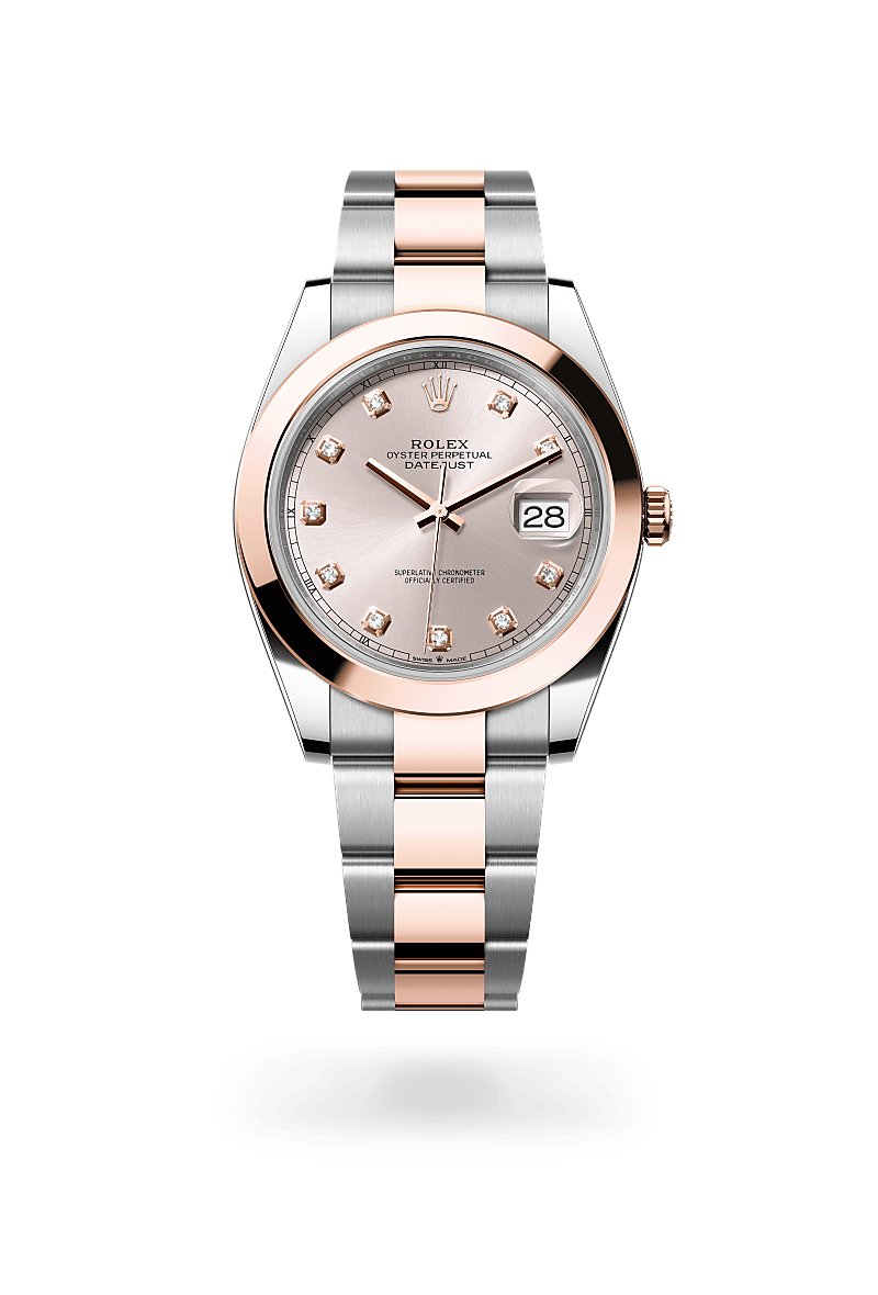 Rolex Datejust in Everose Rolesor - combination of Oystersteel and Everose gold, M126301-0007 - Humbertown Jewellers