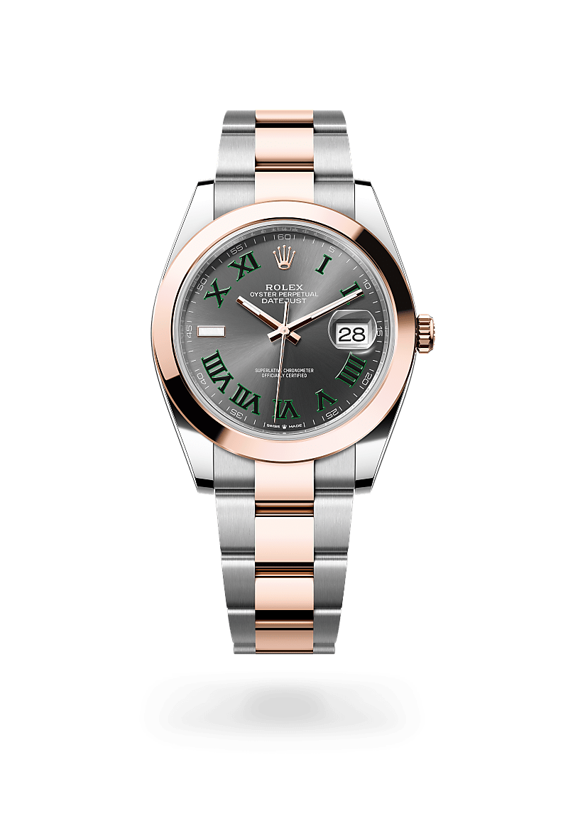 Rolex Datejust in Everose Rolesor - combination of Oystersteel and Everose gold, M126301-0015 - Rolex Boutique San Jose