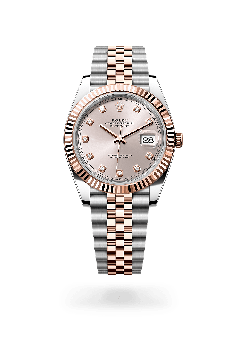 Rolex Datejust in Everose Rolesor - combination of Oystersteel and Everose gold, M126331-0008 - GemOro
