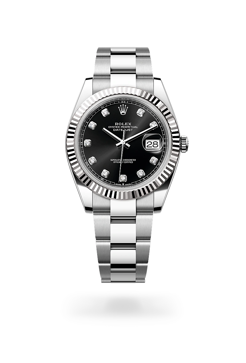 Rolex Datejust in White Rolesor - combination of Oystersteel and white gold, M126334-0011 - J. Vair Jewellers