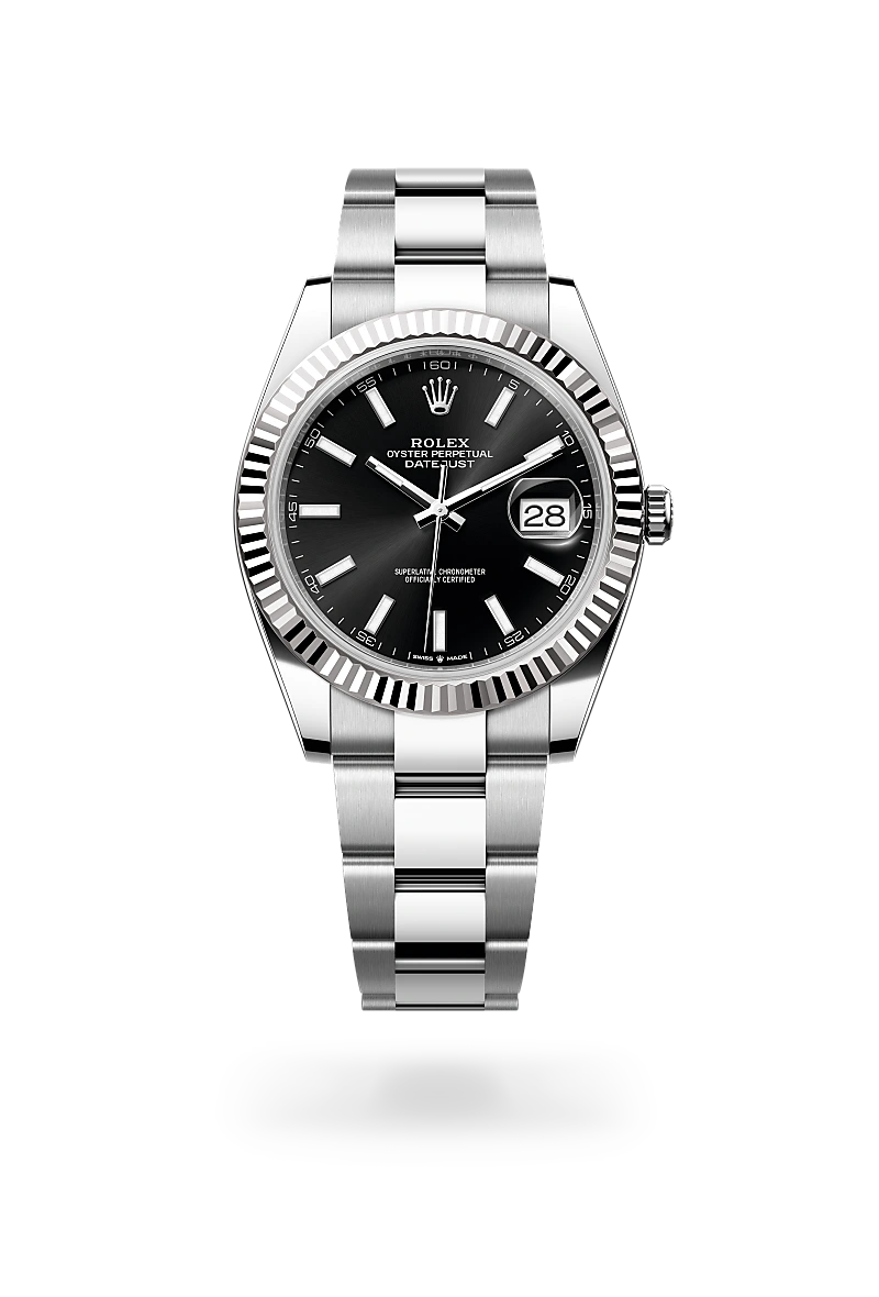 Rolex Datejust in White Rolesor - combination of Oystersteel and white gold, M126334-0017 - J. Vair Jewellers