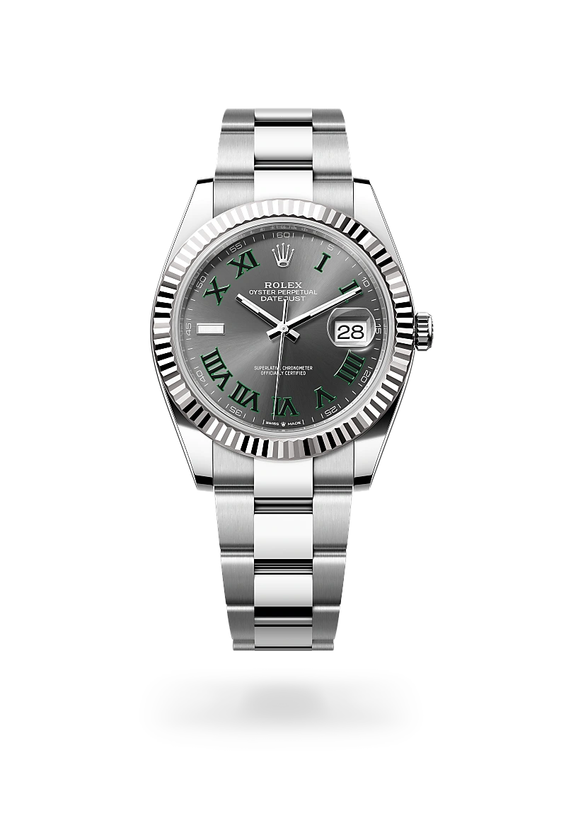 Rolex Datejust in White Rolesor - combination of Oystersteel and white gold, M126334-0021 - J. Vair Jewellers