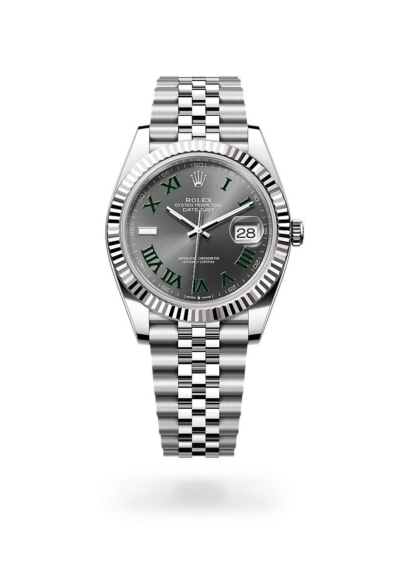 Rolex Datejust in White Rolesor - combination of Oystersteel and white gold, M126334-0022 - GemOro Rolex Datejust in White Rolesor - combination of Oystersteel and white gold, M126334-0022 - GemOro